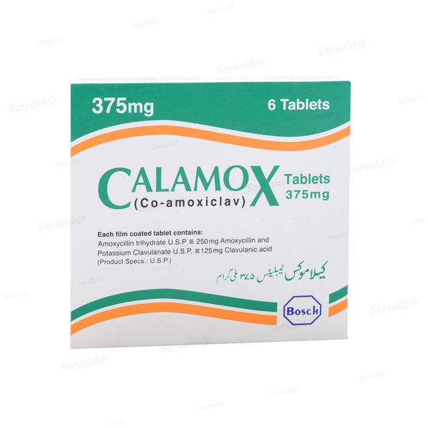 CALAMOX 375MG TAB(6)