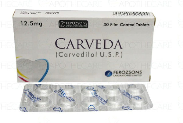 CARVEDA 12.5MG TAB