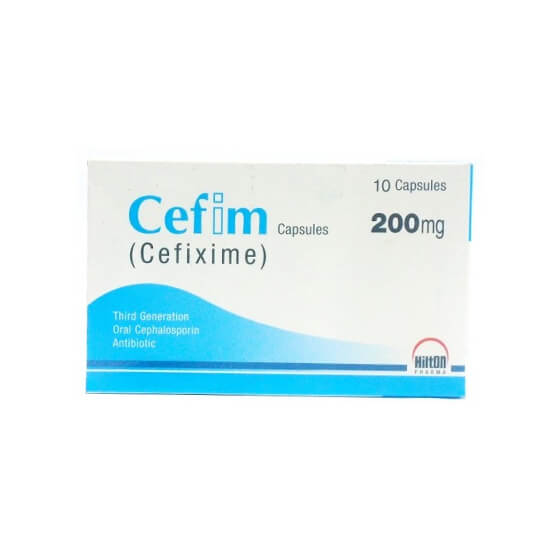 CEFIM 200MG CAP 10S