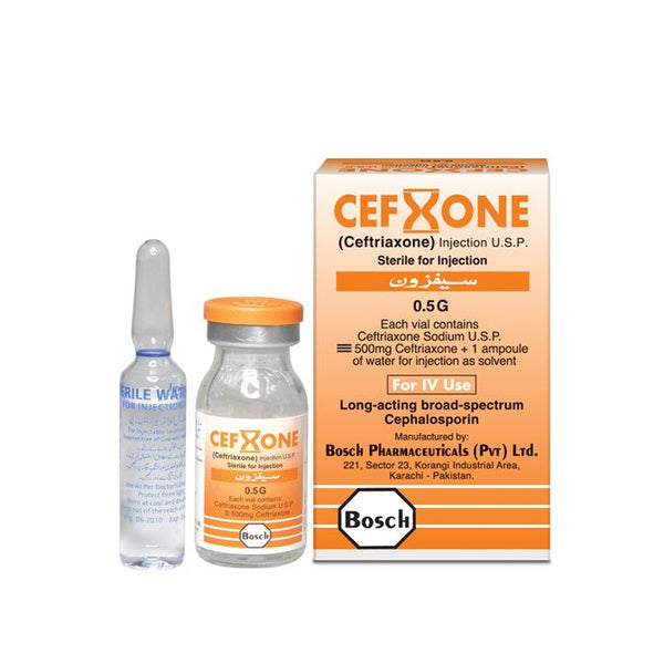 CEFXONE 0.5G I.V INJ