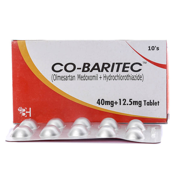 CO BARITEC 40MG 12.5MG TAB 10s