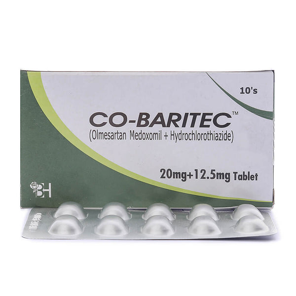 CO BARITEC 20MG 12.5MG TAB 10s