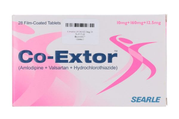 CO EXTOR 10MG+160MG+12.5 TAB 28S