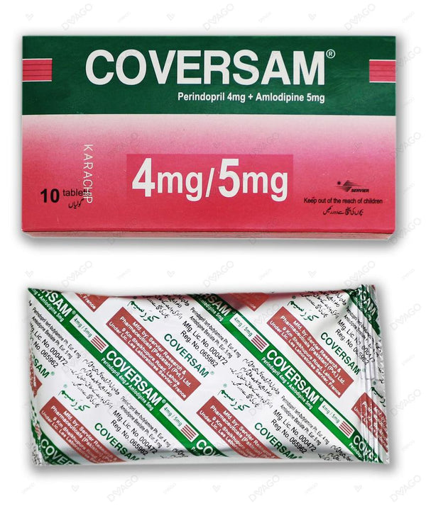 COVERSAM 4MG 10MG TAB 10s