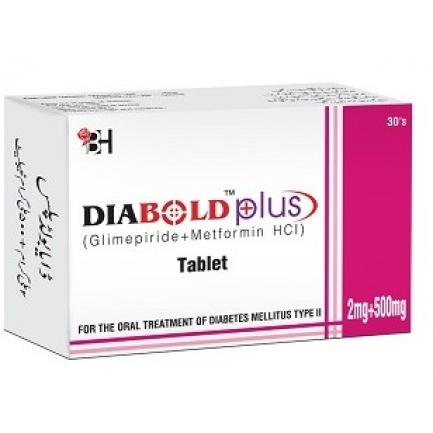 DIABOLD PLUS 2MG 500MG TAB