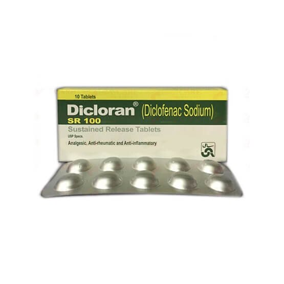 DICLORAN SR 100MG TAB
