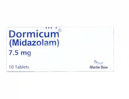 DORMICUM 7.5MG TAB  NET