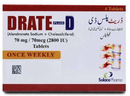 DRATE PLUS D 70MG 70MCG TAB 4s