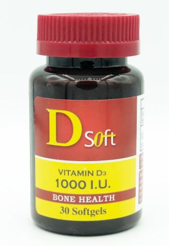 D SOFT 1000IU 30SOFTGELS 10 PERCENT
