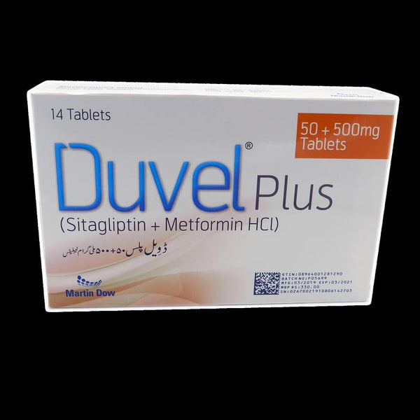 DUVEL PLUS 50MG 500MG TAB