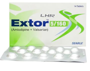 CO-EXTOR 5MG +160MG+25MG