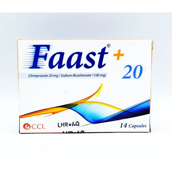 FAAST PLUS CAPSULE 20MG 1100MG 14S