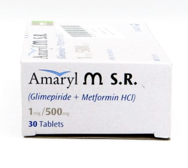 AMARYL M SR 1 500MG TAB