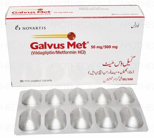 GALVUS MET 50MG 500MG TAB 30s