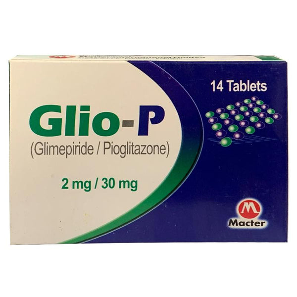 GLIO P 2MG 30MG TAB 14s