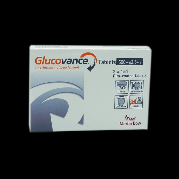 GLUCOVANCE 500MG 2.50MG TAB 30s