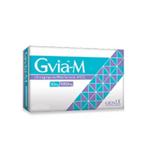 GVIA M 50MG 1000MG TABLET 28S