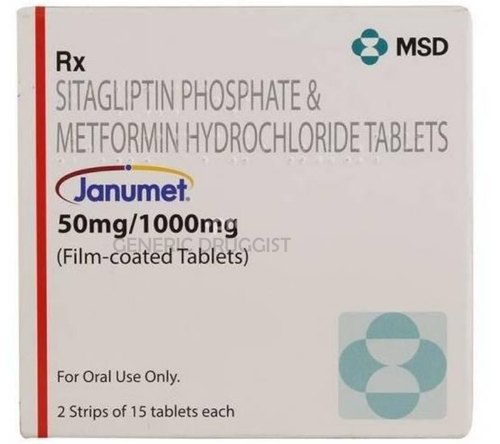JANUMET 50MG 1000MG TAB