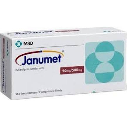 JANUMET 50MG 500MG TAB 14s