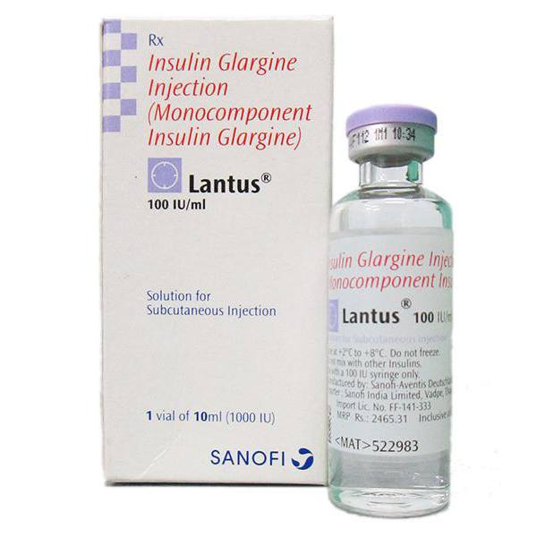 LANTUS INJ 100IU ML 10ML 1s