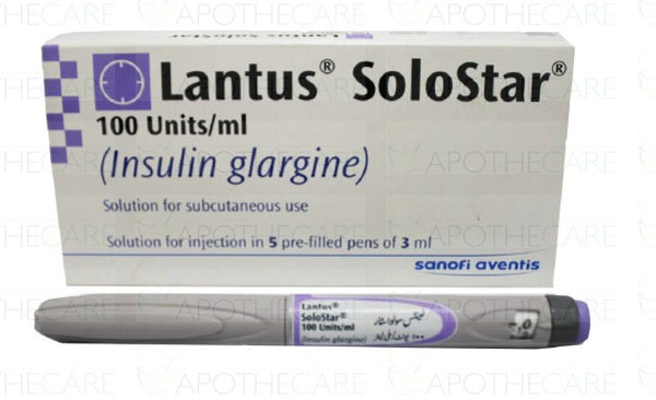 LANTUS SOLOSTAR 100IU ML 5s