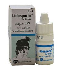 LIDOSPORIN 5ML EAR DROPS