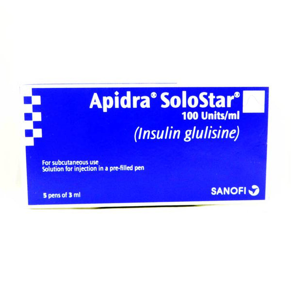 APIDRA SOLOSTAR I00U ML PEN 5s