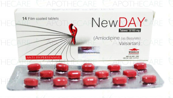 NEWDAY 5MG 160MG TAB 14s