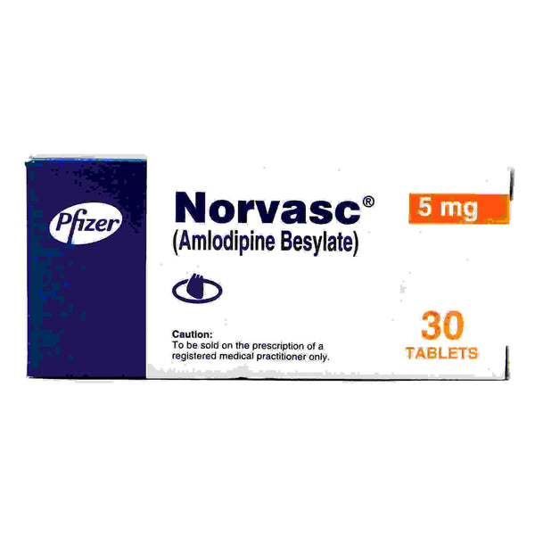 NORVASC 5MG TAB 30S