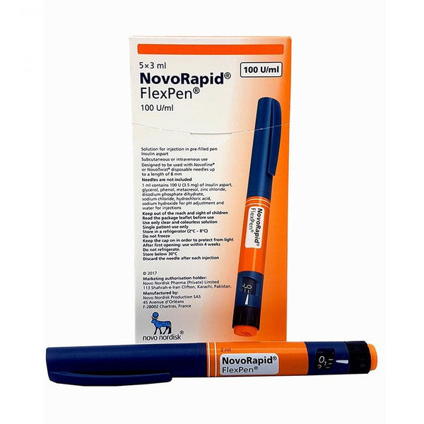 NOVORAPID FLEXPEN 100U ML 5s
