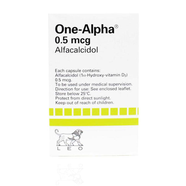 ONE ALPHA 0.5MG CAP 10 PERCENT