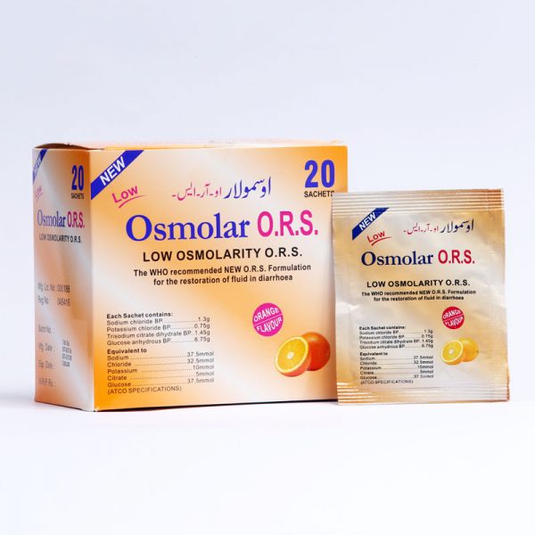 OSMOLAR BANANA ORS SACHET 20s