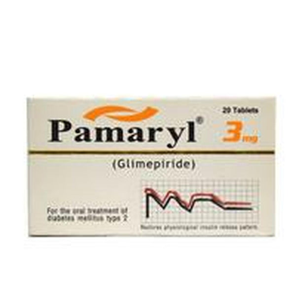 PAMARYL 3MG TABS