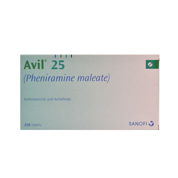 AVIL  25MG TAB 250S