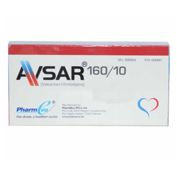 AVSAR PLUS 160MG 10MG 12.5MG TAB