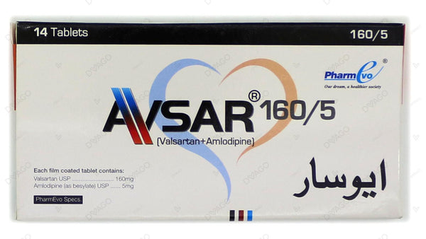 AVSAR 160MG 5MG TAB