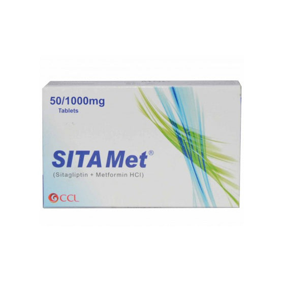 SITA MET TABLET 50MG 1000MG 14S