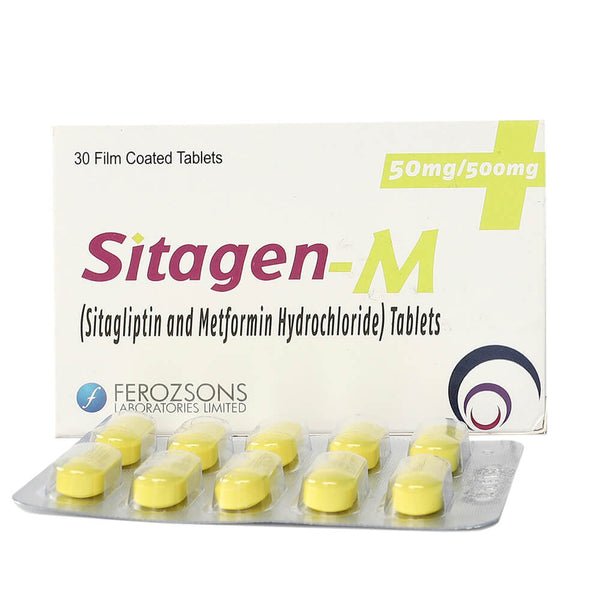 SITAGEN M 50MG 500MG TABS 30s