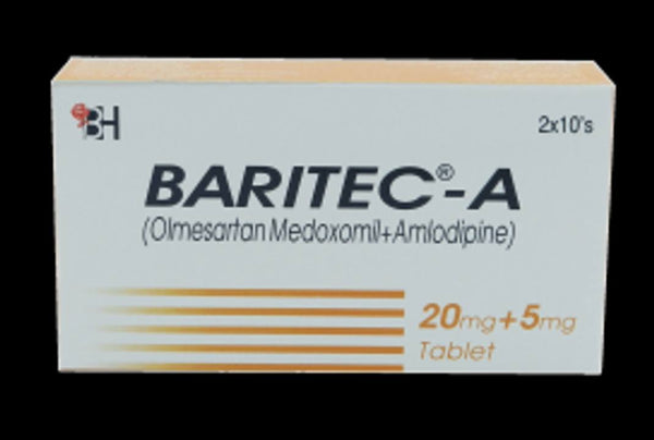 CO BARITEC 20MG 12.5MG TAB 10s