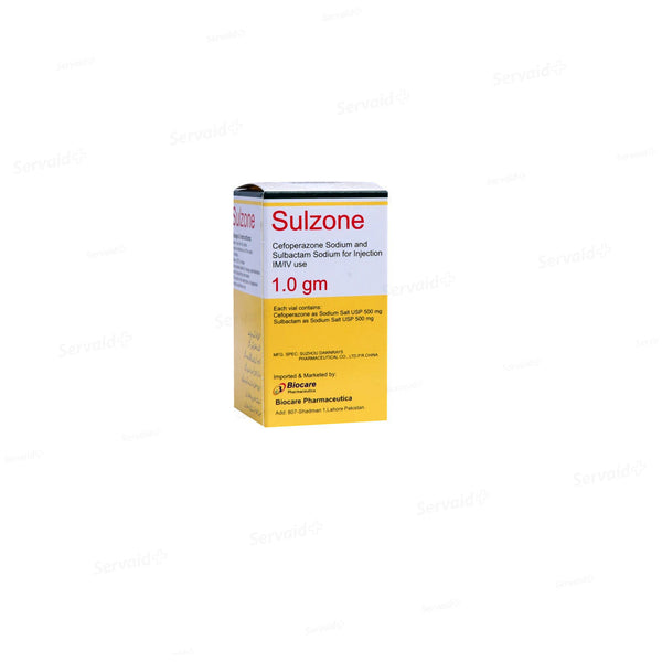 SULZONE 1GM INJ IM IV INFUSION
