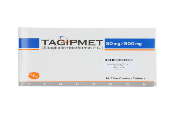 TAGIPMET XR 50MG 500MG TABLET