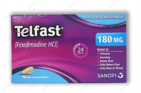 TELFAST 180MG TAB 10s