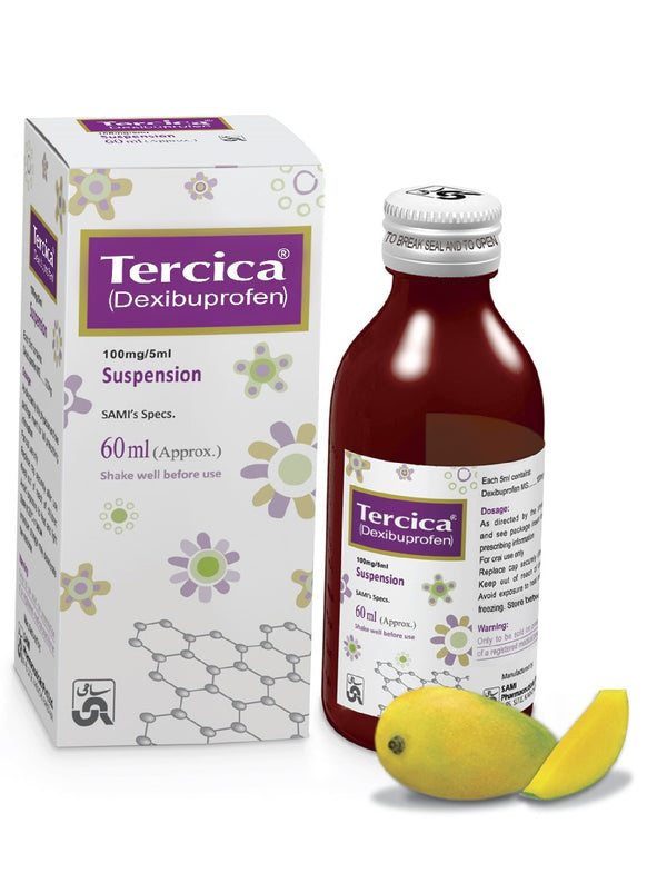TERCICA 100MG SUSP 60 ML