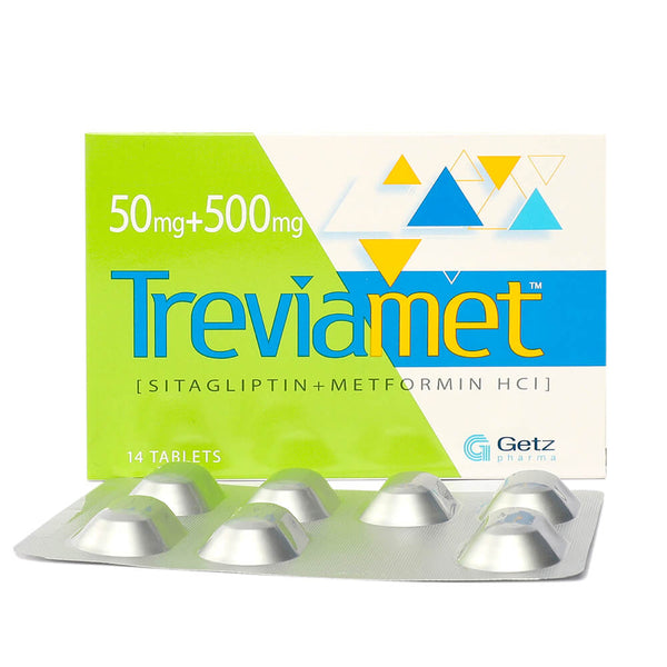 TREVIA MET 50 500MG TAB 28s