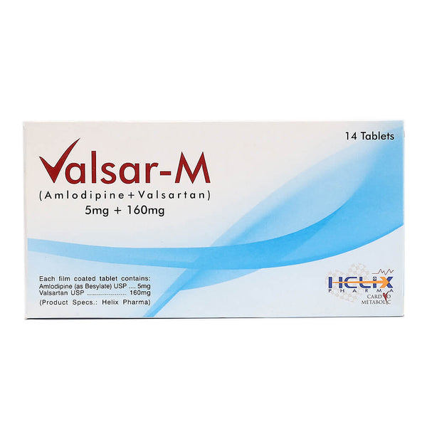 VALSAR M 5MG 160MG TAB 14s