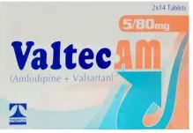 VALTEC AM 5MG 80MG TAB 28s