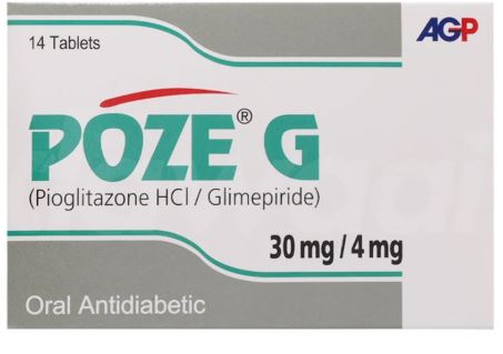POZE G 30MG 4MG TAB (14s)