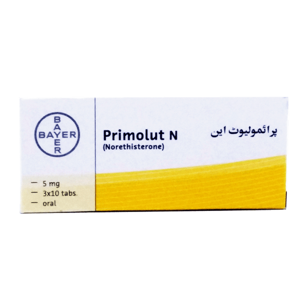 PRIMOLUT N TAB 5MG  NET.