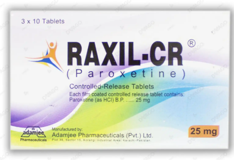 RAXIL CR 25MG TAB 30s