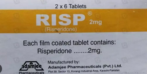 Risp Solution RISP 2MG TAB 12S – LYFE Pharmacy